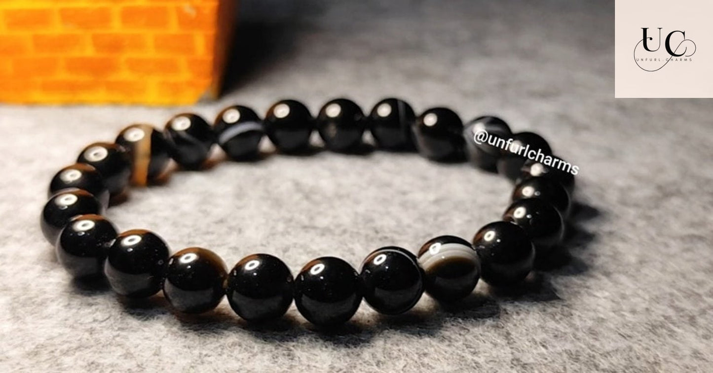 Black Agate Bracelet