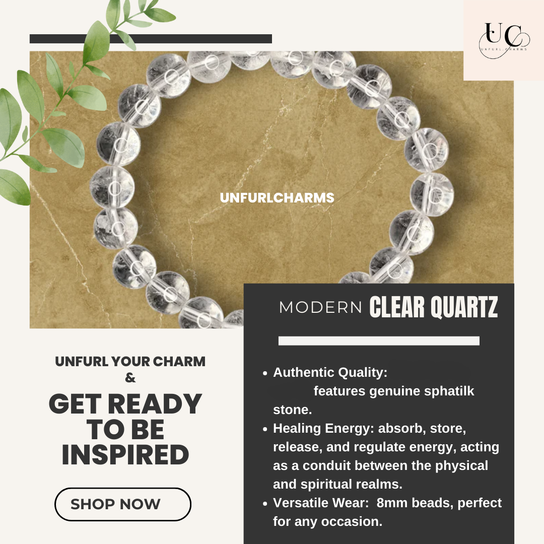 Natural Sphatik Bracelet ๐ป