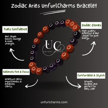 UnfurlCharms Zodiac Aries Bracelet