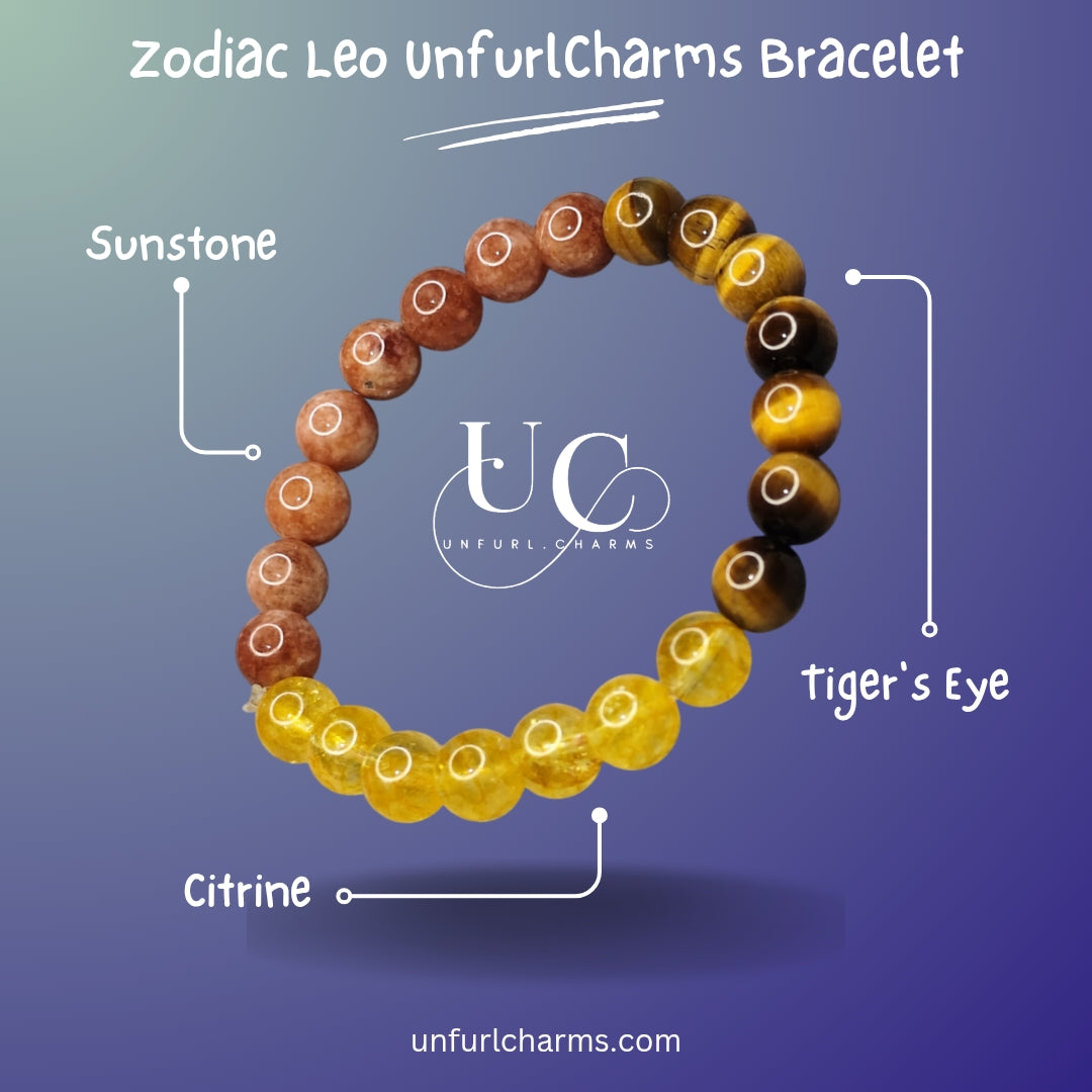 Unfurlcharms Zodiac Leo Bracelet