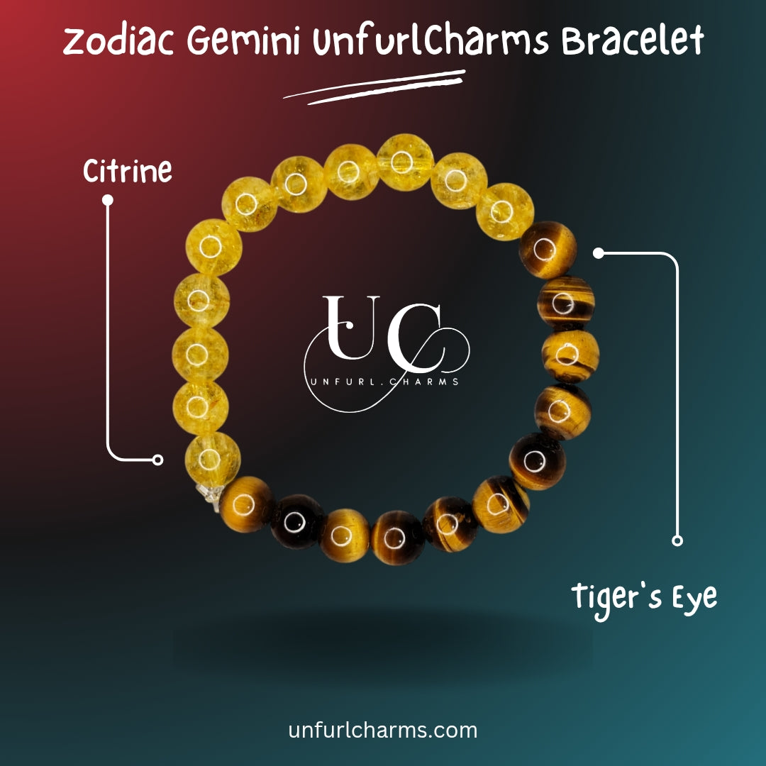 UnfurlCharms Zodiac Gemini Bracelet