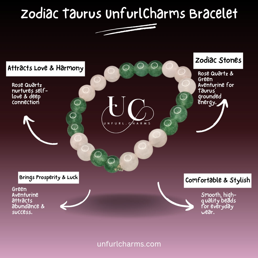 UnfurlCharms Zodiac Taurus Bracelet