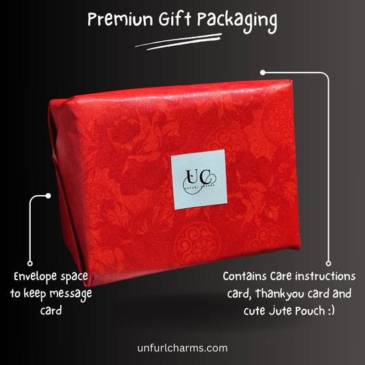 Premium Gift Packaging UnfurlCharms