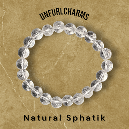 Natural Sphatik Bracelet  🗻